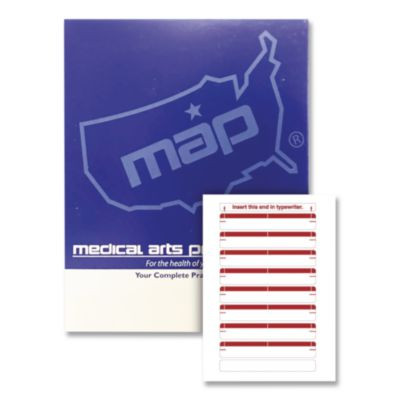 Type-On Write-On Sheet Style Labels, 8 Labels/Sheet, 31 Sheets/Pack