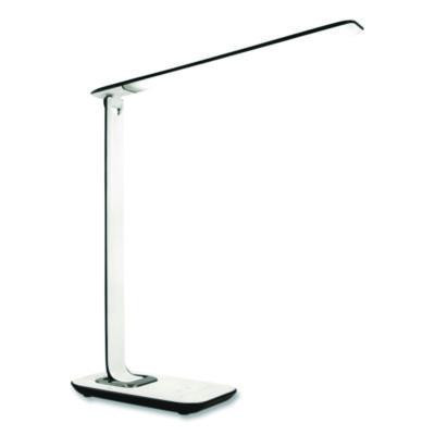 Turcom Relaxalight Dimmable Led Desk Lamp With Usb, Adjustable Neck, 16" To 28.5" High, White