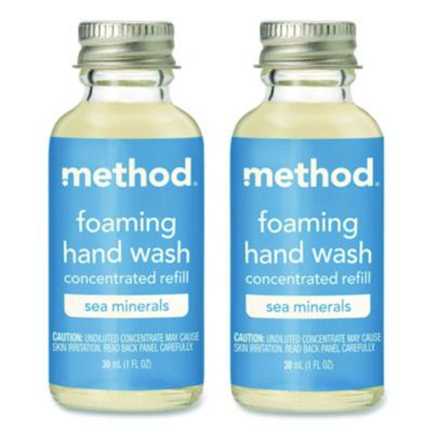 Refill + Reuse Foaming Hand Soap Refill, Sea Minerals Scent, 1 Oz Refill Bottle, 2/Pack