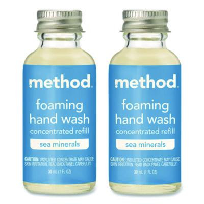 Refill + Reuse Foaming Hand Soap Refill, Sea Minerals Scent, 1 Oz Refill Bottle, 2/Pack
