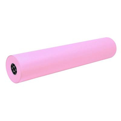 Decorol Flame Retardant Art Rolls, 40 Lb Cover Weight, 36 x 1,000 Ft, Decoral Pink
