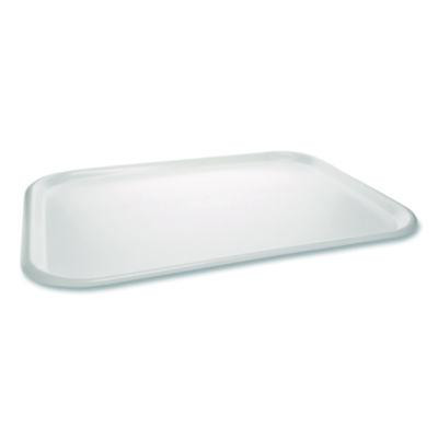 Laminated Foam Serving Tray, 18 x 14 x 2.18, White, 100/Carton