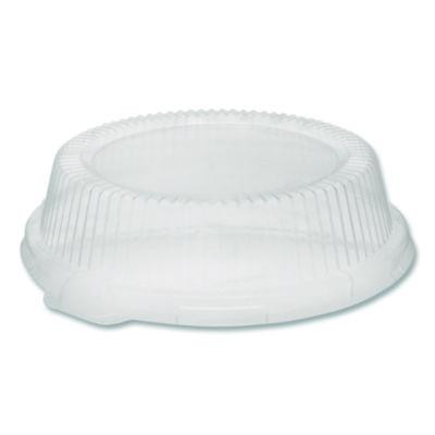 Clearview Dome-Style Lid With Tabs, 8.9" Diameter x 0.8" h, Clear, Plastic, 126/Carton