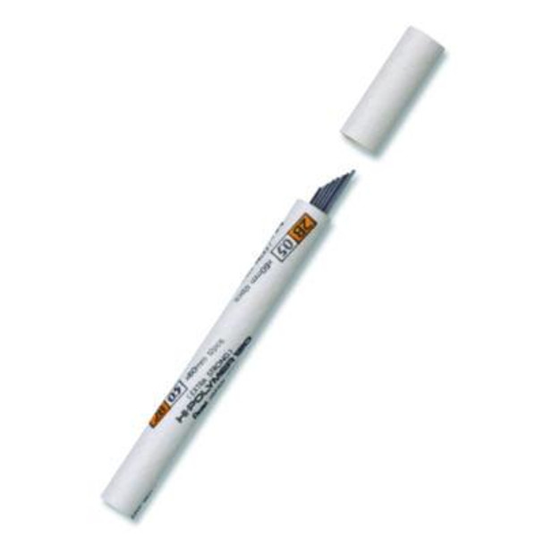 Premium Hi-Polymer Lead Refill, 0.5 Mm, 2B, Black, 12/Pack