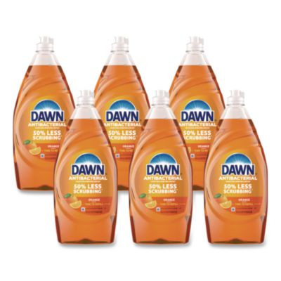 Ultra Antibacterial Dishwashing Liquid, Orange Scent, 30.8 Oz Bottle, 8/Carton