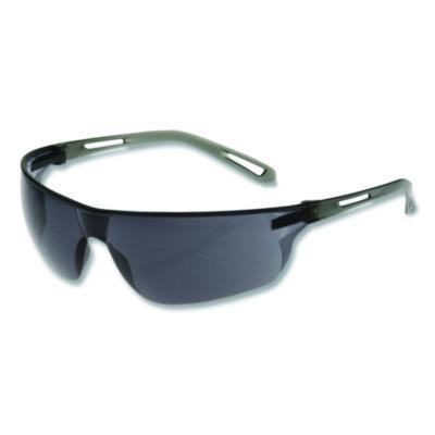 Zenon Z-Lyte Safety Glasses, Frameless, Gray Single Lens