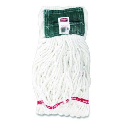 Web Foot Shrinkless Wet Mop Head, 20 Oz, 5" Headband, White