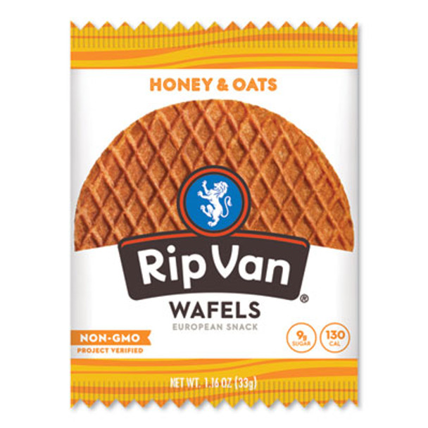 Wafels - Single Serve, Honey And Oats, 1.16 Oz Pack, 12/Box