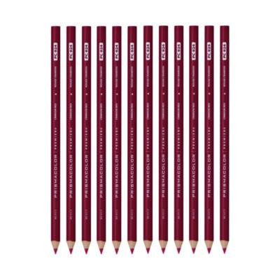 Premier Colored Pencil, Crimson Red Lead, Crimson Red Barrel, 12/Pack