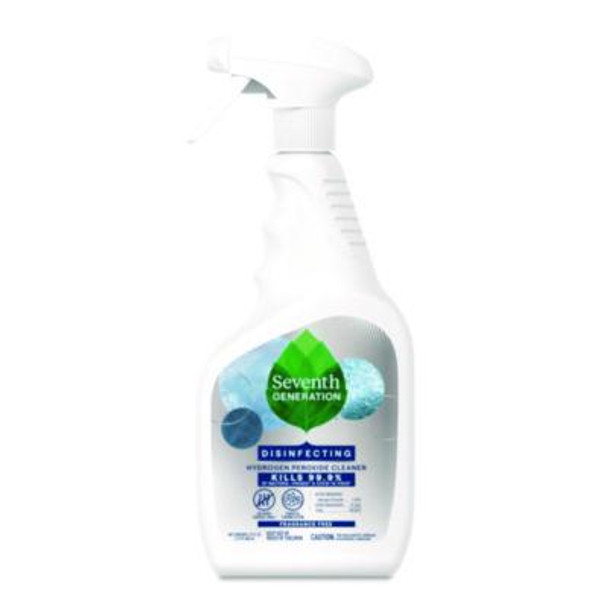 Disinfecting Hydrogen Peroxide Cleaner, Fragrance-Free, 23 Oz Spray Bottle, 12/Carton