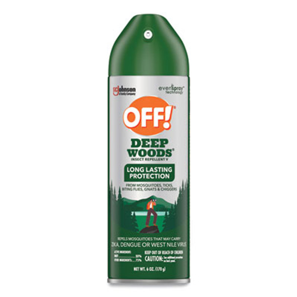 Deep Woods Insect Repellent, 6 Oz Aerosol Spray, 12/Carton