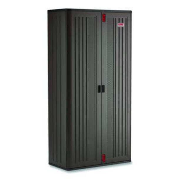 Mega Tall Storage Cabinet, 40 x 20.25 x 80.25, Gray