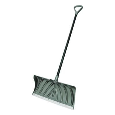 Steel Core Snow Pusher With Wear Strip, 24" Width, 57.55" Length, 6/Carton