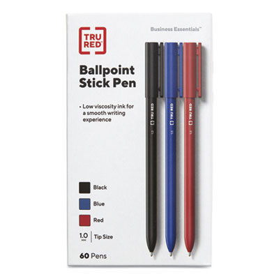 Ballpoint Pen, Stick, Medium 1 Mm, Assorted Ink And Barrel Colors, 60/Pack