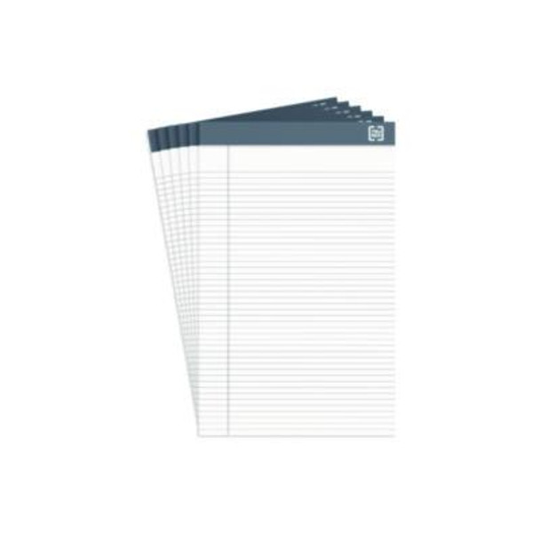Notepads, Narrow Rule, (50) White 5 x 8 Sheets, 6/Pack