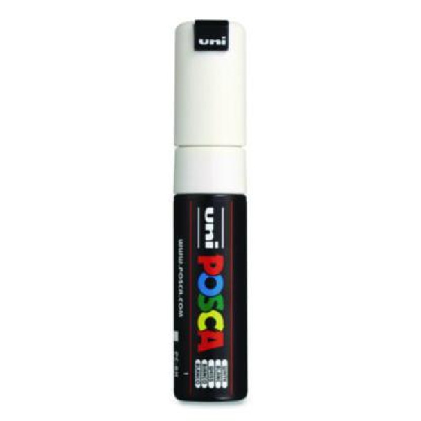 Water-Based Paint Markers, Broad Chisel Tip, White