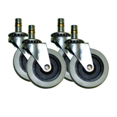 Srp Caster Kit, Four 2.5" Wheels, Gray