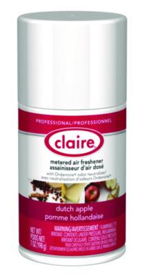 Metered Air Freshener, Apple Scent, 7 Oz Aerosol Spray, 12/Carton