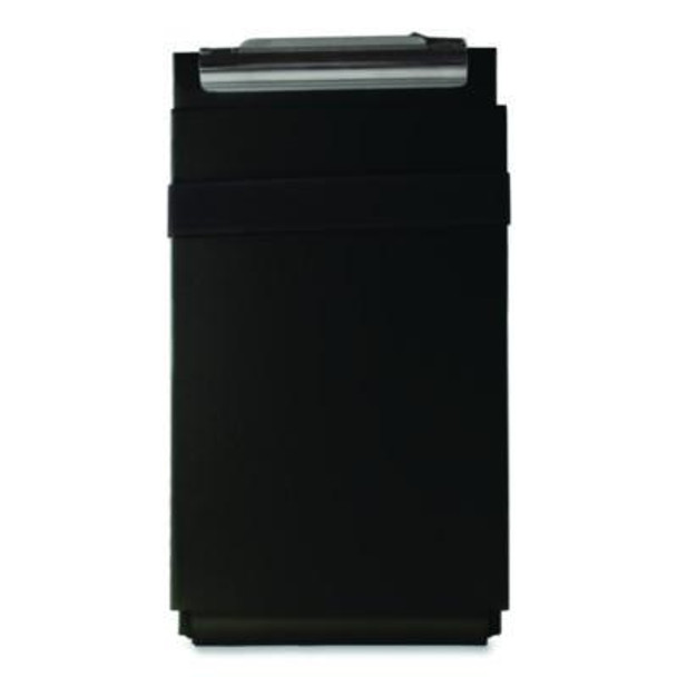 Recycled Aluminum Citation Holder Clipboard, 1/2" Capacity, Holds 6 x 11 Sheets, Black
