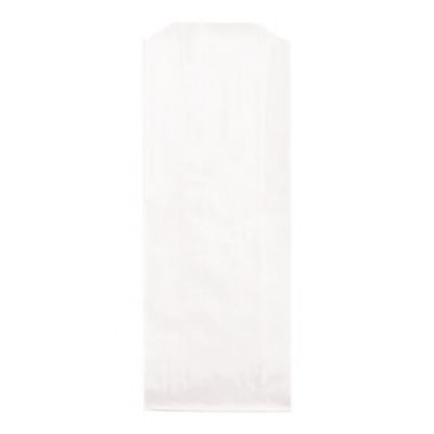 Grease-Resistant Single-Serve Hot Dog Bags, 3.5 x 1.5 x 8.5, White, 6,000/Carton