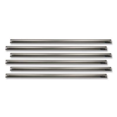 Check Rack, 48 x 0.75 x 2, Silver, 6/Carton