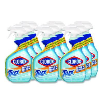 Mold And Mildew Remover With Bleach, Unscented, 32 Oz Spray Bottle, 9/Carton