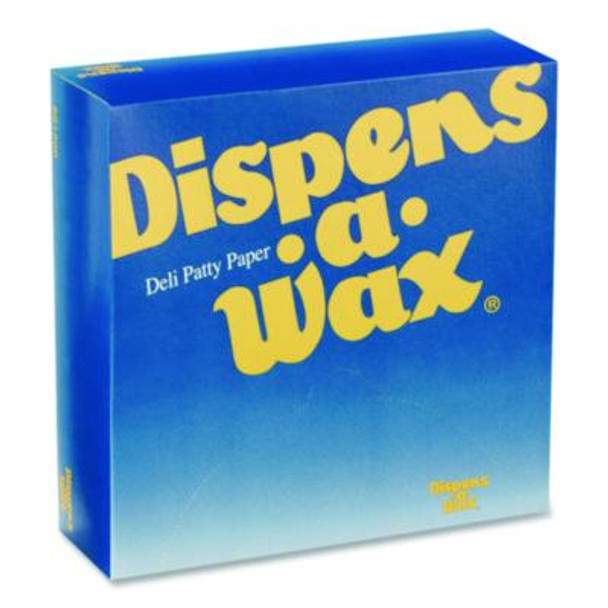 Dispens-A-Wax Waxed Deli Patty Paper, 6 x 6, 1,000/Box, 10 Boxes/Carton