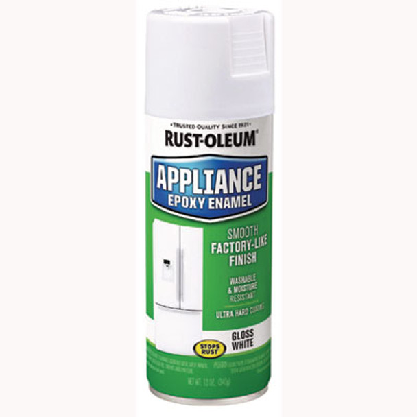 Specialty Appliance Epoxy Spray Paint, Gloss White, 12 Oz Aerosol Can