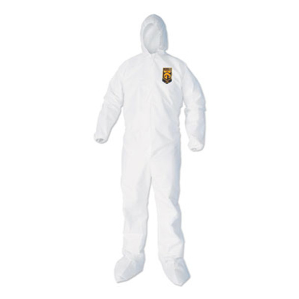 A45 Prep And Paint Coveralls, White, Large, 25/Carton