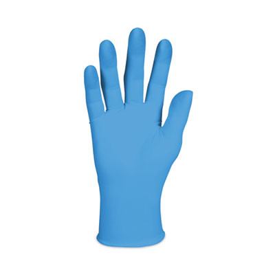 G10 2Pro Nitrile Gloves, Powder-Free, Small, 6 Mil Thick, 9.5" Long, Blue, 100/Box, 10 Boxes/Carton