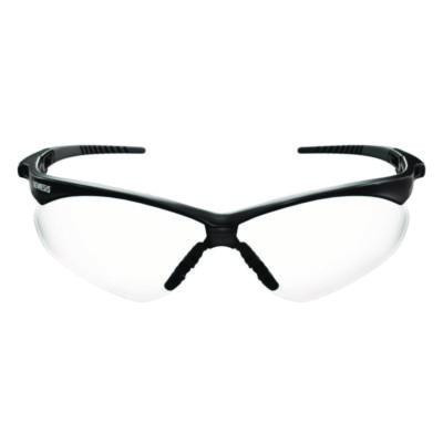 V30 Nemesis Vl Safety Glasses, Black Half Frame, Clear Dual Lens, 12/Carton