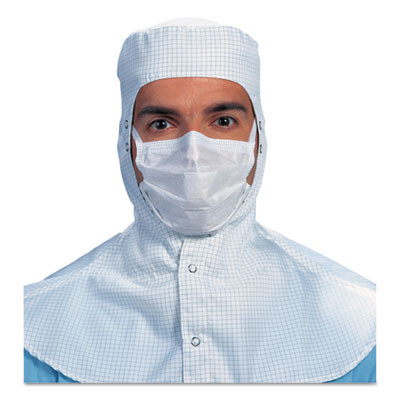 Pure M3 Sterile Face Mask With Soft Ties, Polyethylene, 7", 20/Box, 10 Boxes/Carton