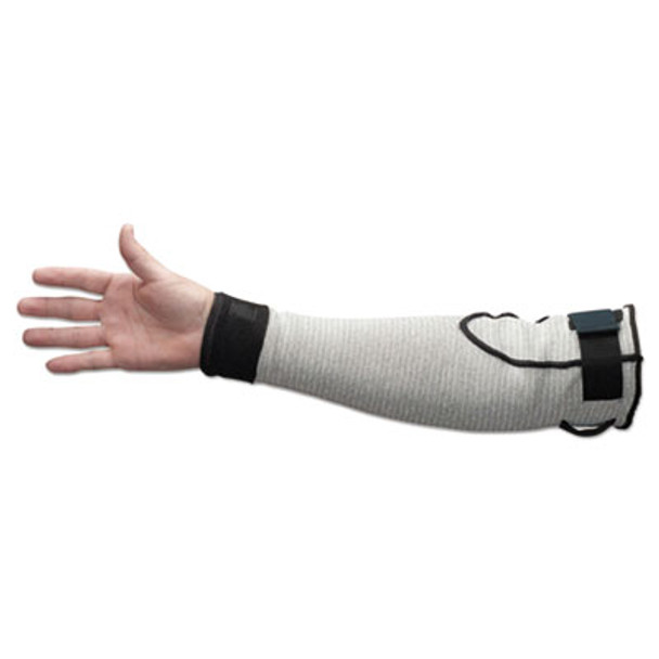 G60 Level 5 Cut Resistant Sleeves, One Size Fits All, Salt And Pepper, 24/Carton