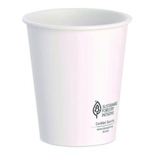 Thermoguard Paper Hot Cup, 12 Oz, White, 30/Pack