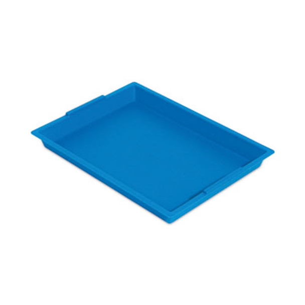 Little Artist Antimicrobial Finger Paint Tray, 16 x 1.8 x 12, Blue