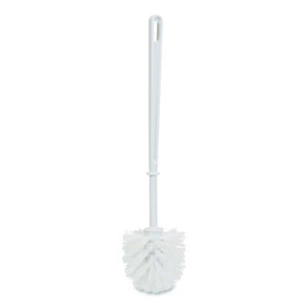 Spiral Bowl Brush, 13" Handle, White