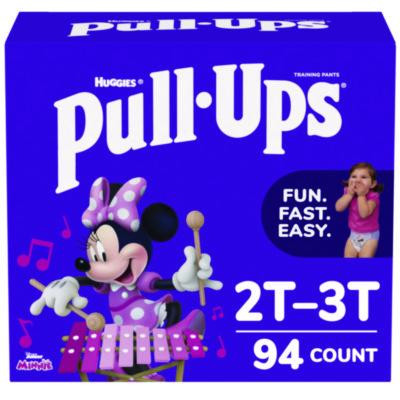 Pull-Ups Learning Designs Potty Training Pants For Girls, Size 2T-3T, 16 Lbs To 34 Lbs, 94/Carton