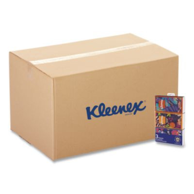 On The Go Packs Facial Tissues, 3-Ply, White, 10 Sheets/Pouch, 3 Pouches/Pack, 36 Packs/Carton