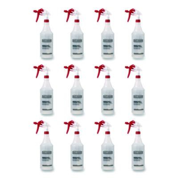 Empty Trigger Sprayer, 32 Oz, Clear, 12/Carton