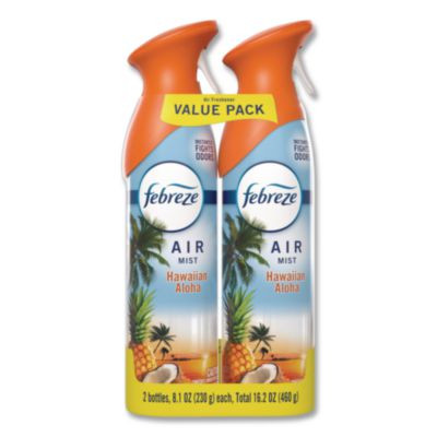 Air, Hawaiian Aloha, 8.1 Oz Aerosol Spray, 2/Pack