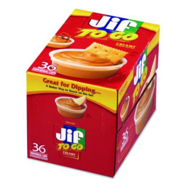 Spreads, Creamy Peanut Butter, 1.5 Oz Cup, 36/Carton