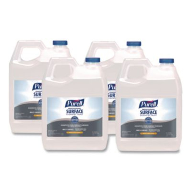 Professional Surface Disinfectant, Fresh Citrus, 1 Gal Bottle,  4/Carton