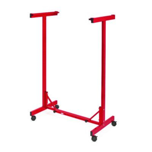 Expandable Blueprint Storage Cabinet Mobile Plan Center, Assorted Document Sizes, 20.5" x 28" To 46.5" x 50.75", Red