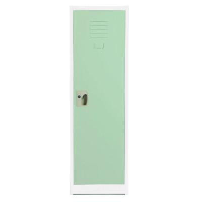 Steel Storage Locker, 1 Compartment, 15 x 15 x 48, Misty Green