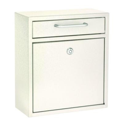 Medium Ultimate Wall Mounted Mail Box, 10.4 x 4.5 x 12, White