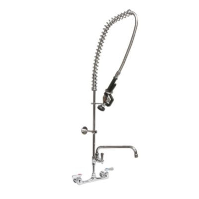 Workforce Prerinse Add-A-Faucet, 4.62" Height/12" Reach, Chrome