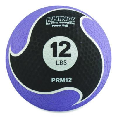 Rhino Elite Medicine Ball, 12 Lb, Purple