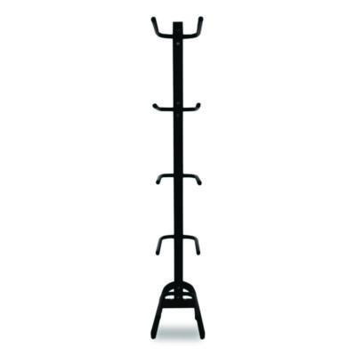 U-Ring Single Medicine Ball Tree, 23" x 22.5" x 64.5", Black