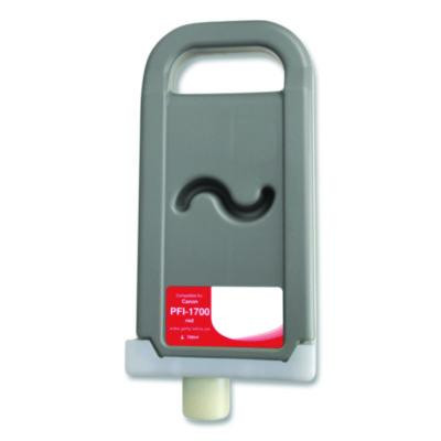 Compatible Red Ink, Replacement For Pfi-1700 (0783C001Aa), 700 Ml