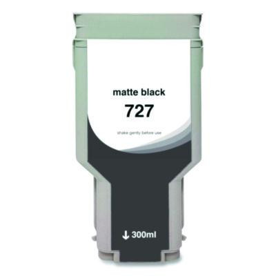 Compatible Matte Black High-Yield Ink, Replacement For 727Xl (C1Q12A), 300 Ml
